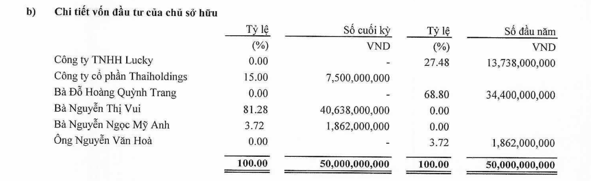 Ảnh: BCTC của LPBA