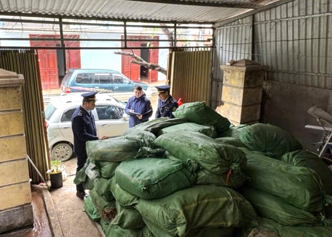 Đội QLTT số 2 Cao Bằng tăng cường kiểm tra thuốc lá lá