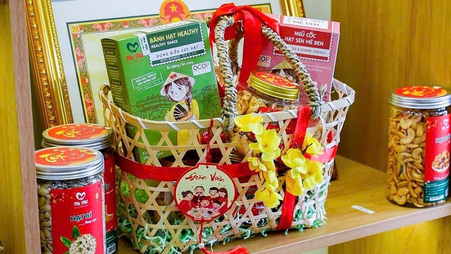 Đồng Tháp đẩy mạnh đưa sản phẩm OCOP vào giỏ quà Tết, lan tỏa giá trị nông sản địa phương