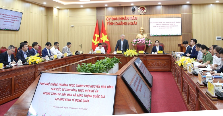 Ph&oacute; Thủ tướng Thường trực Ch&iacute;nh phủ Nguyễn H&ograve;a B&igrave;nh cho rằng cần h&igrave;nh th&agrave;nh Ban Chỉ đạo quốc gia về Trung t&acirc;m n&agrave;y - Ảnh: VGP/Nguyễn Ho&agrave;ng