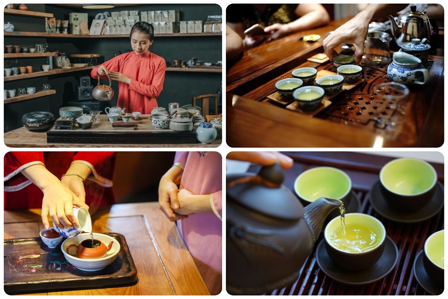 Sự đa dạng của c&aacute;c kiểu thức trong thưởng tr&agrave; của người Việt được thể hiện qua ngũ thức Việt tr&agrave;.