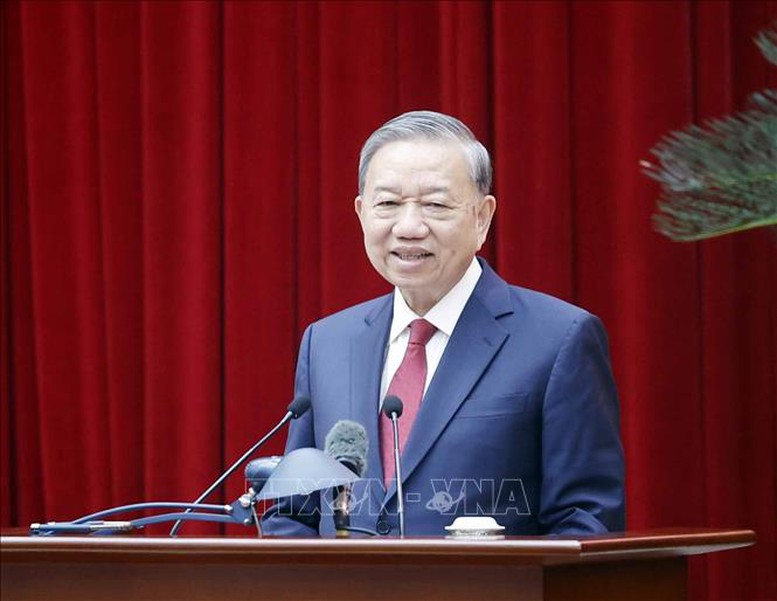 Phát biểu của Tổng Bí thư Tô Lâm tại buổi gặp mặt các Tiểu ban chuẩn bị Đại hội XIV và Ban Chỉ đạo tổng kết 40 năm đổi mới