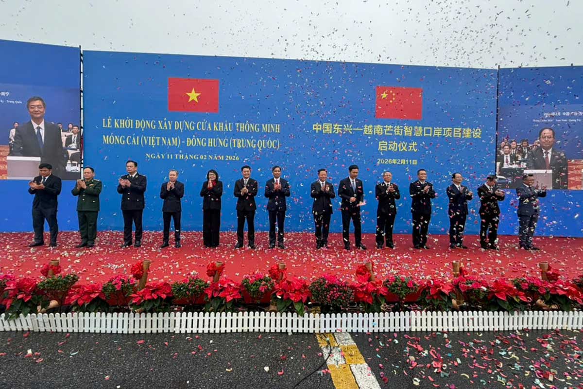 Khởi động xây dựng cửa khẩu thông minh Móng Cái - Đông Hưng
