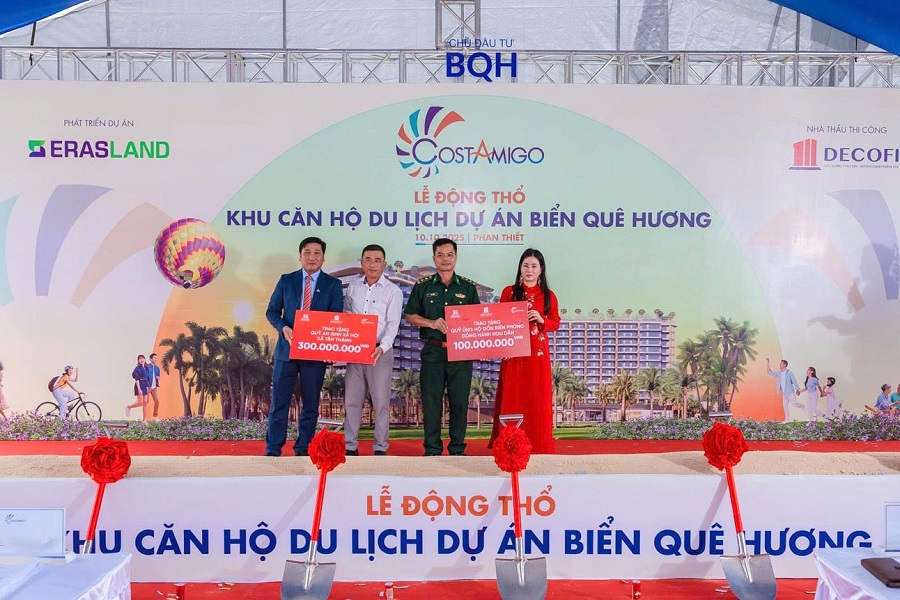 Decofi x&acirc;y dựng c&aacute;c khu căn hộ du lịch ven biển tại dự &aacute;n Biển Qu&ecirc; Hương (L&acirc;m Đồng)