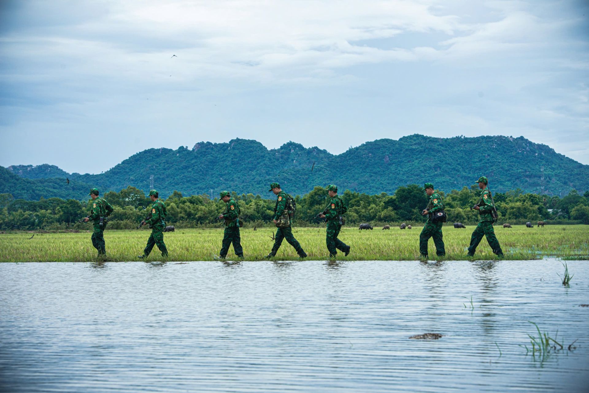 BĐBP An Giang tuần tra bảo vệ bi&ecirc;n giới