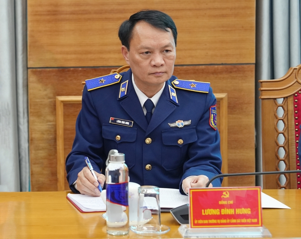 Thiếu tướng Lương Đ&igrave;nh Hưng, Ph&oacute; Tư lệnh Ph&aacute;p luật Cảnh s&aacute;t biển Việt Nam. Ảnh: NB