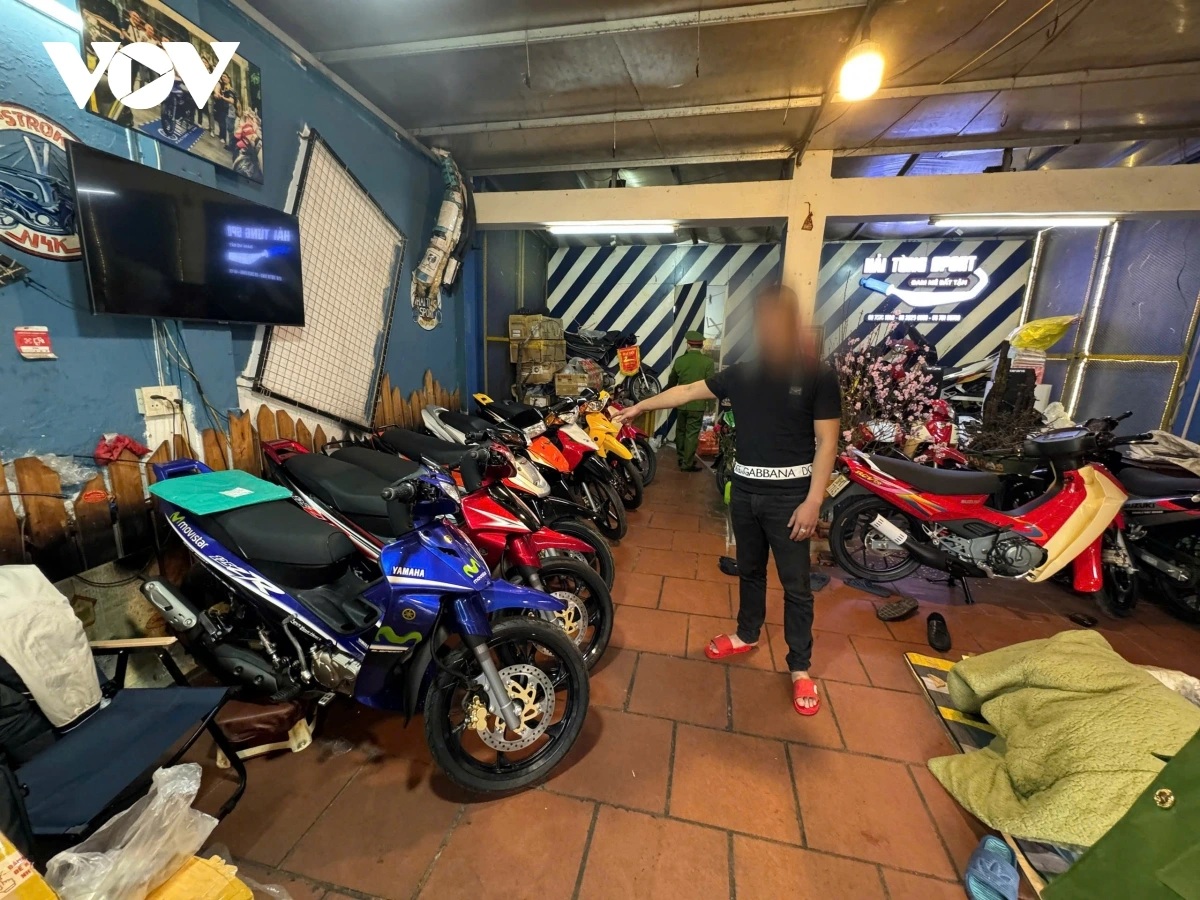 Triệt phá đường dây nhập lậu mô tô phân khối lớn quy mô lớn tại Thái Nguyên