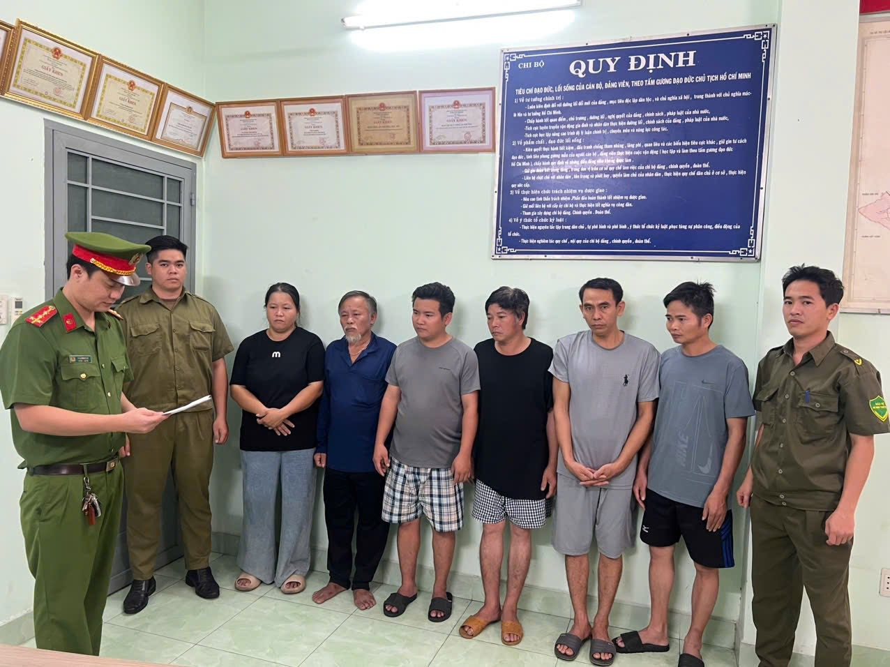 C&aacute;c đối tượng tại Cơ quan C&ocirc;ng an