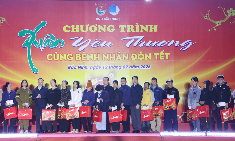 Bắc Ninh: Ấm áp chương trình “Xuân yêu thương - Cùng bệnh nhân đón Tết”