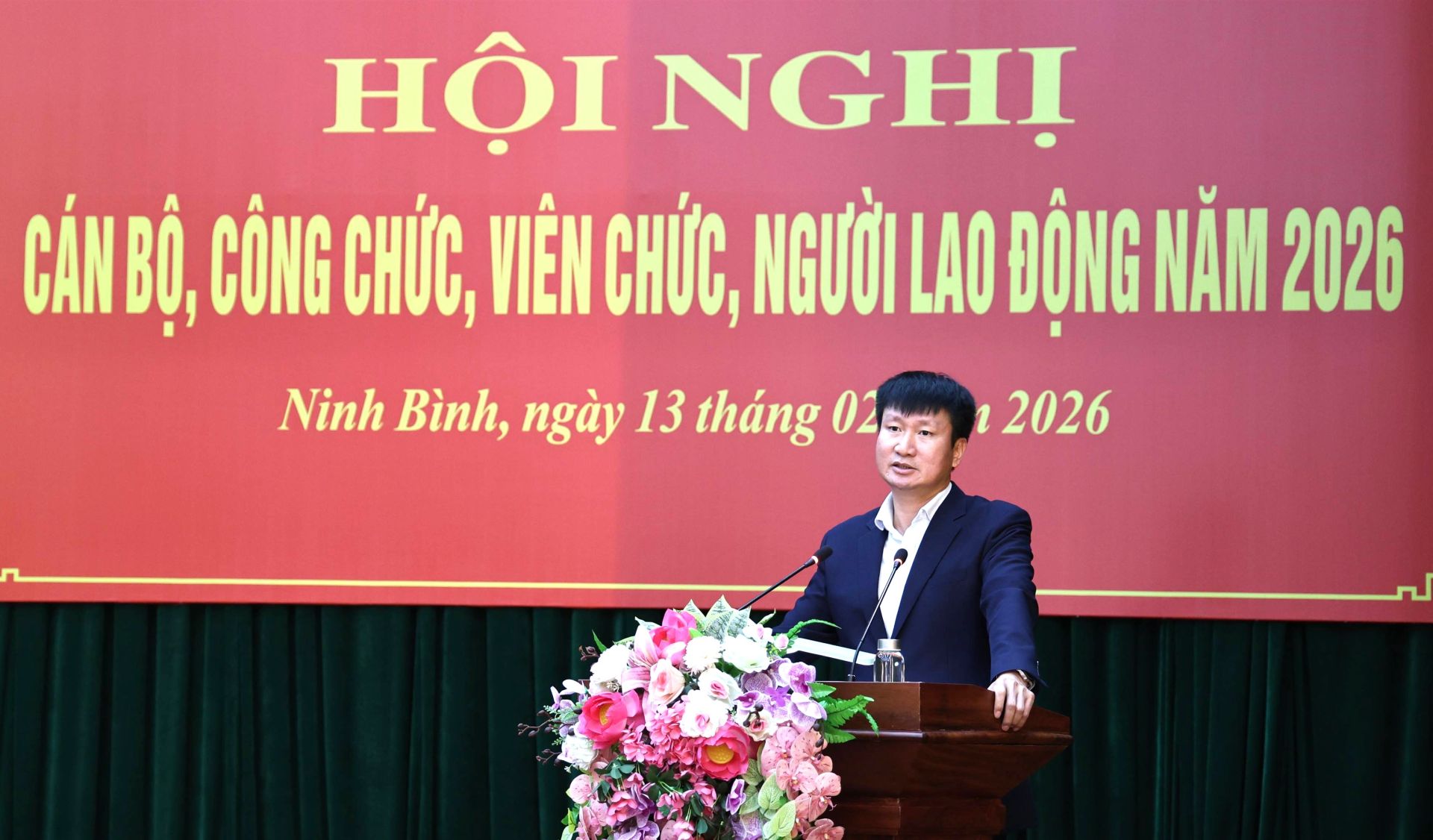 Chủ tịch UBND tỉnh Ninh B&igrave;nh Trần Huy Tuấn