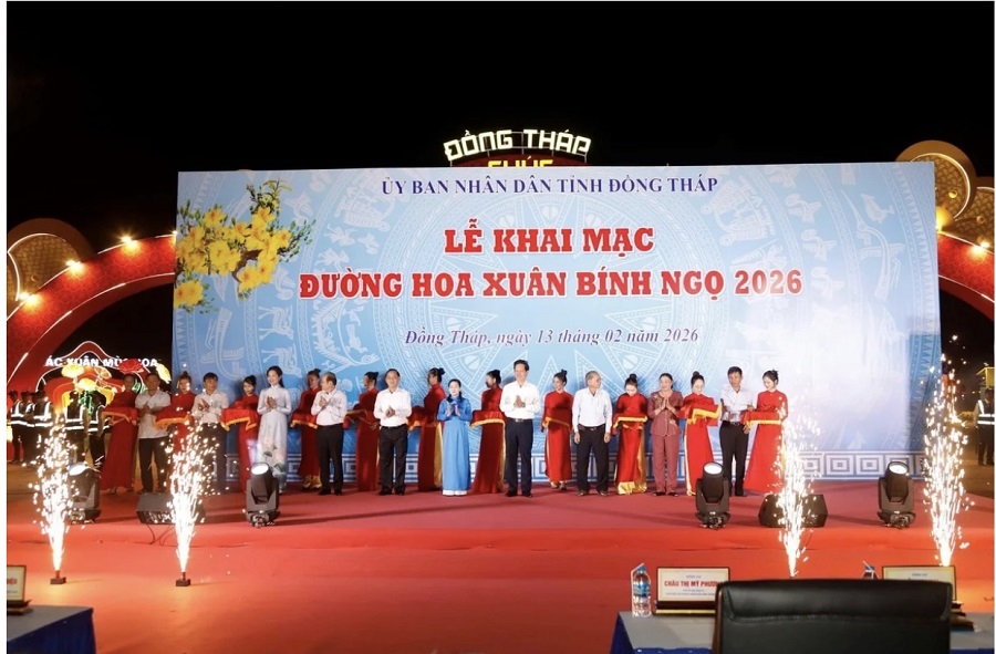 Đồng Tháp khai mạc đường hoa Xuân Bính Ngọ 2026