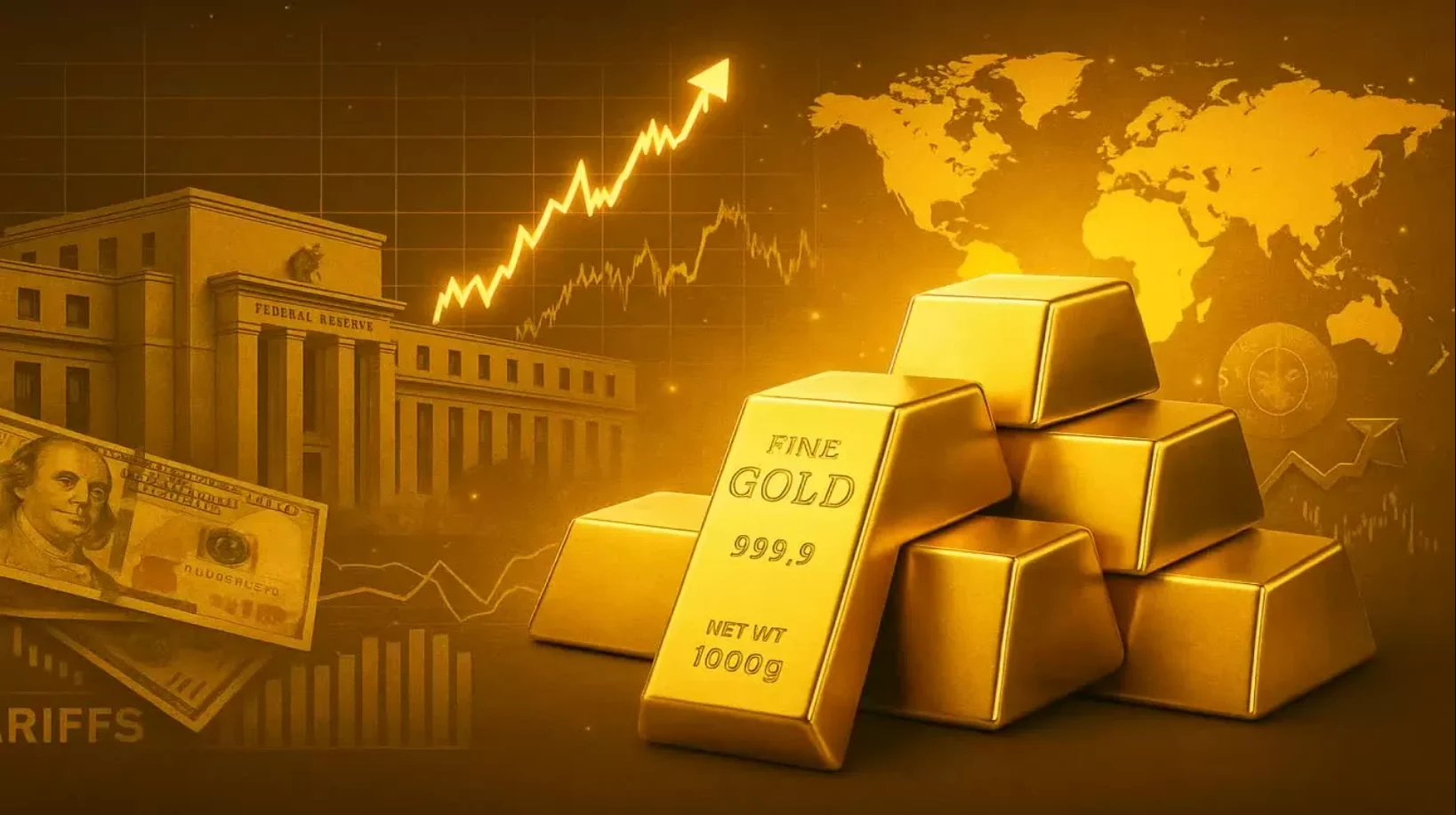 Giá vàng đảo chiều tăng mạnh sau dữ liệu lạm phát Mỹ