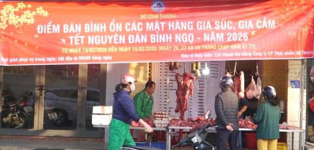 Đà Nẵng:Tổ chức nhiều điểm bán thịt bình ổn giá và kiểm tra 4 điểm bán hàng Tết