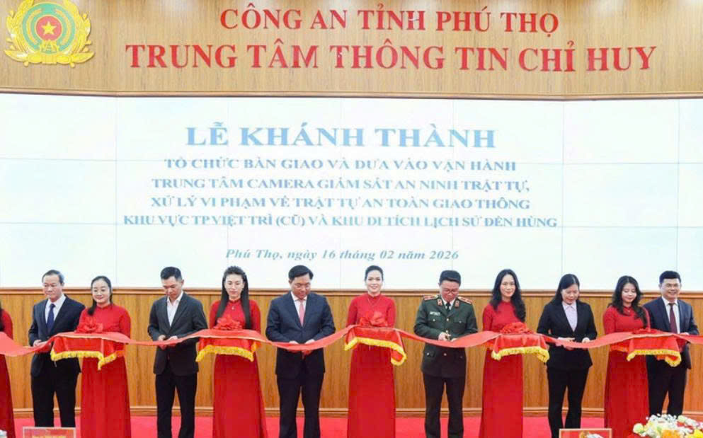 Phú Thọ vận hành 635 camera giám sát an ninh, hỗ trợ xử lý vi phạm giao thông