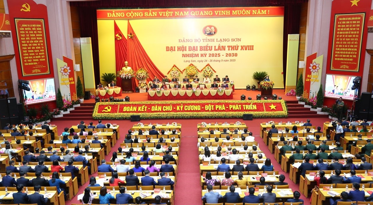 Đại hội đại biểu tỉnh Lạng Sơn lần thứ XVIII - Đo&agrave;n kết, D&acirc;n chủ, Kỷ cương, Đột ph&aacute;, Ph&aacute;t triển
