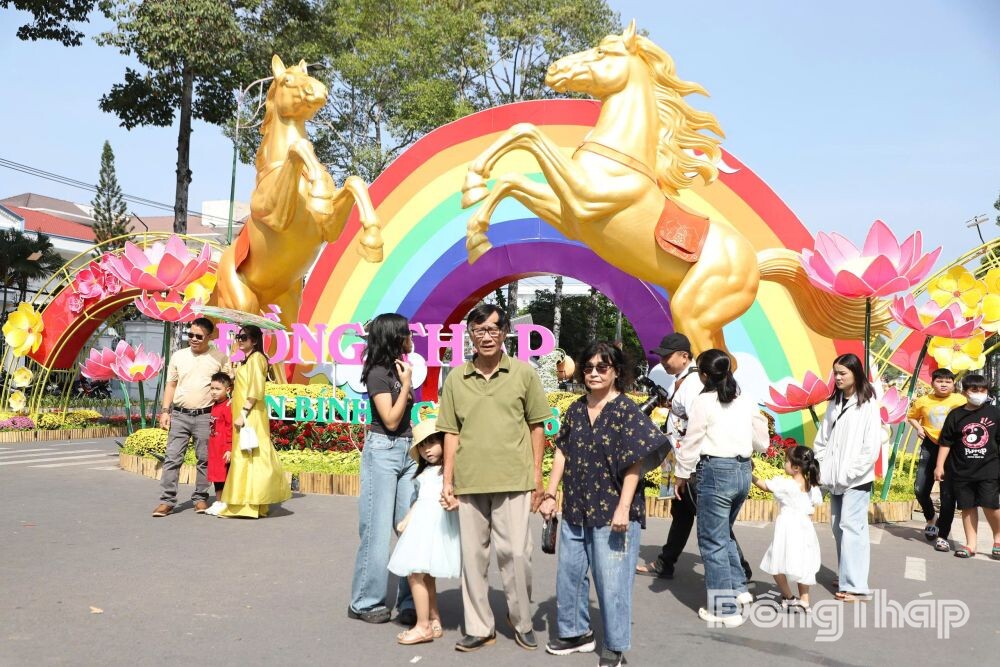 Đồng Tháp tổ chức 2 Đường hoa xuân phục vụ người dân