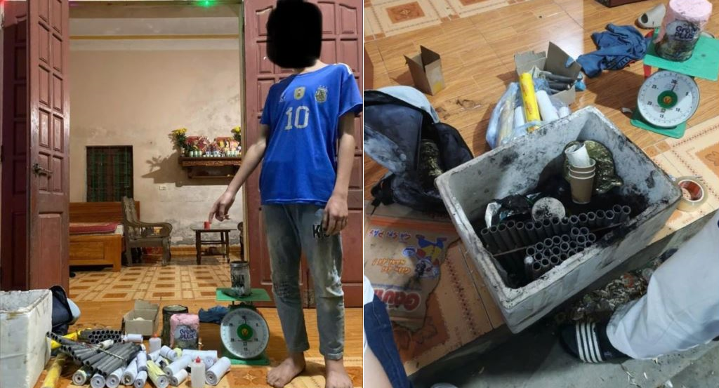 Hà Nội: Ngăn chặn kịp thời thiếu niên 14 tuổi tự chế pháo nổ tại nhà