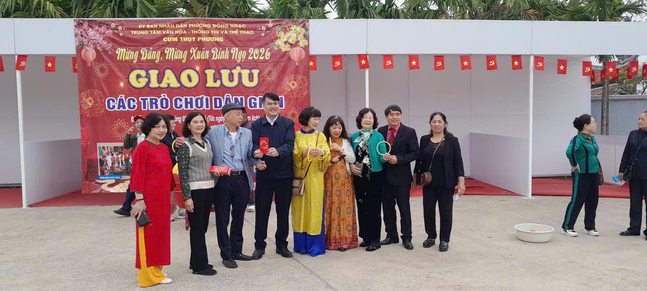 Hà Nội: Phường Đông Ngạc tưng bừng tổ chức trò chơi dân gian mừng Đảng – mừng Xuân Bính Ngọ 2026
