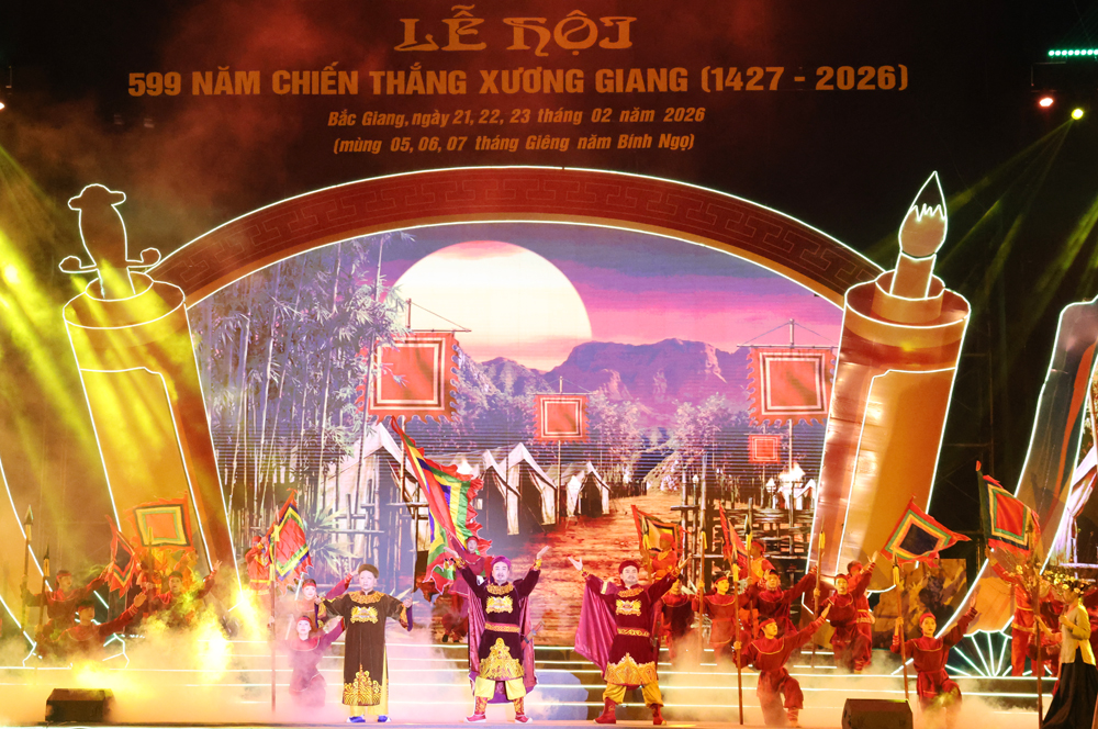 Bắc Ninh: Khai mạc Lễ hội 599 năm Chiến thắng Xương Giang