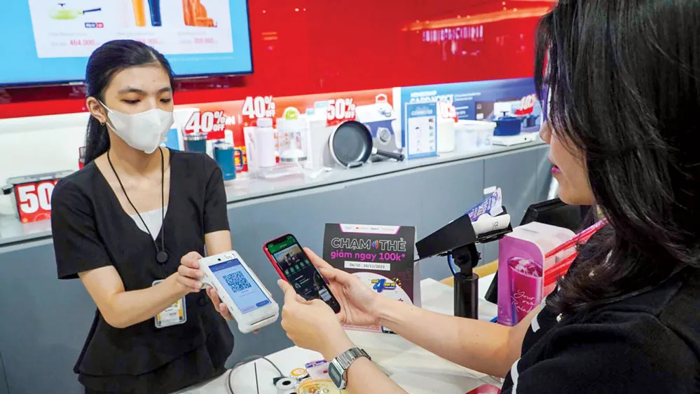 QR code đang dẫn đầu xu hướng thanh toán không dùng tiền mặt QR code đang dẫn đầu xu hướng thanh toán không dùng tiền mặt