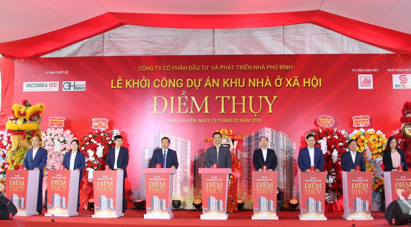 Thái Nguyên khởi động 2 dự án nhà ở xã hội, bổ sung gần 1.600 căn hộ