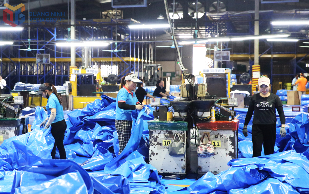 Sản xuất tại C&ocirc;ng ty TNHH MTV Vina New Tarps, thuộc Khu c&ocirc;ng nghiệp C&aacute;i L&acirc;n
