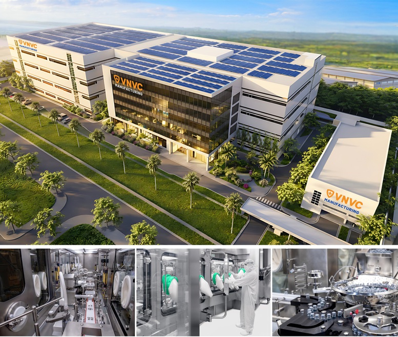 Hệ thống dây chuyền công nghệ cao từ Syntegon (Đức) đưa Nhà máy Vaccine và Sinh phẩm VNVC vào nhóm 20 cơ sở sản xuất vaccine hiện đại nhất thế giới. Ảnh: VNVC và Syntegon Hệ thống dây chuyền công nghệ cao từ Syntegon (Đức) đưa Nhà máy Vaccine và Sinh phẩm VNVC vào nhóm 20 cơ sở sản xuất vaccine hiện đại nhất thế giới. Ảnh: VNVC và Syntegon