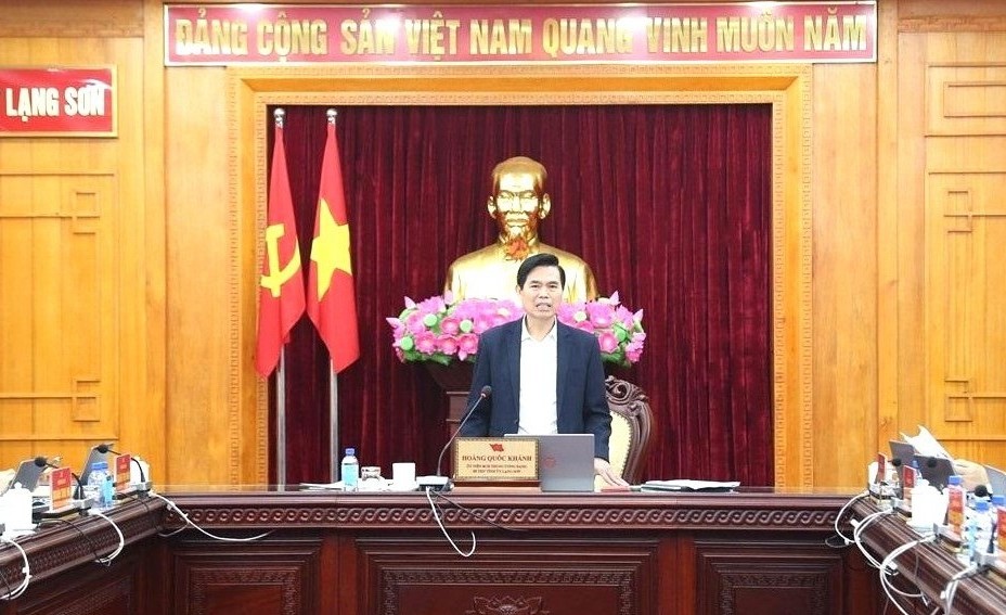 B&iacute; thư Tỉnh ủy Lạng Sơn Ho&agrave;ng Quốc Kh&aacute;nh