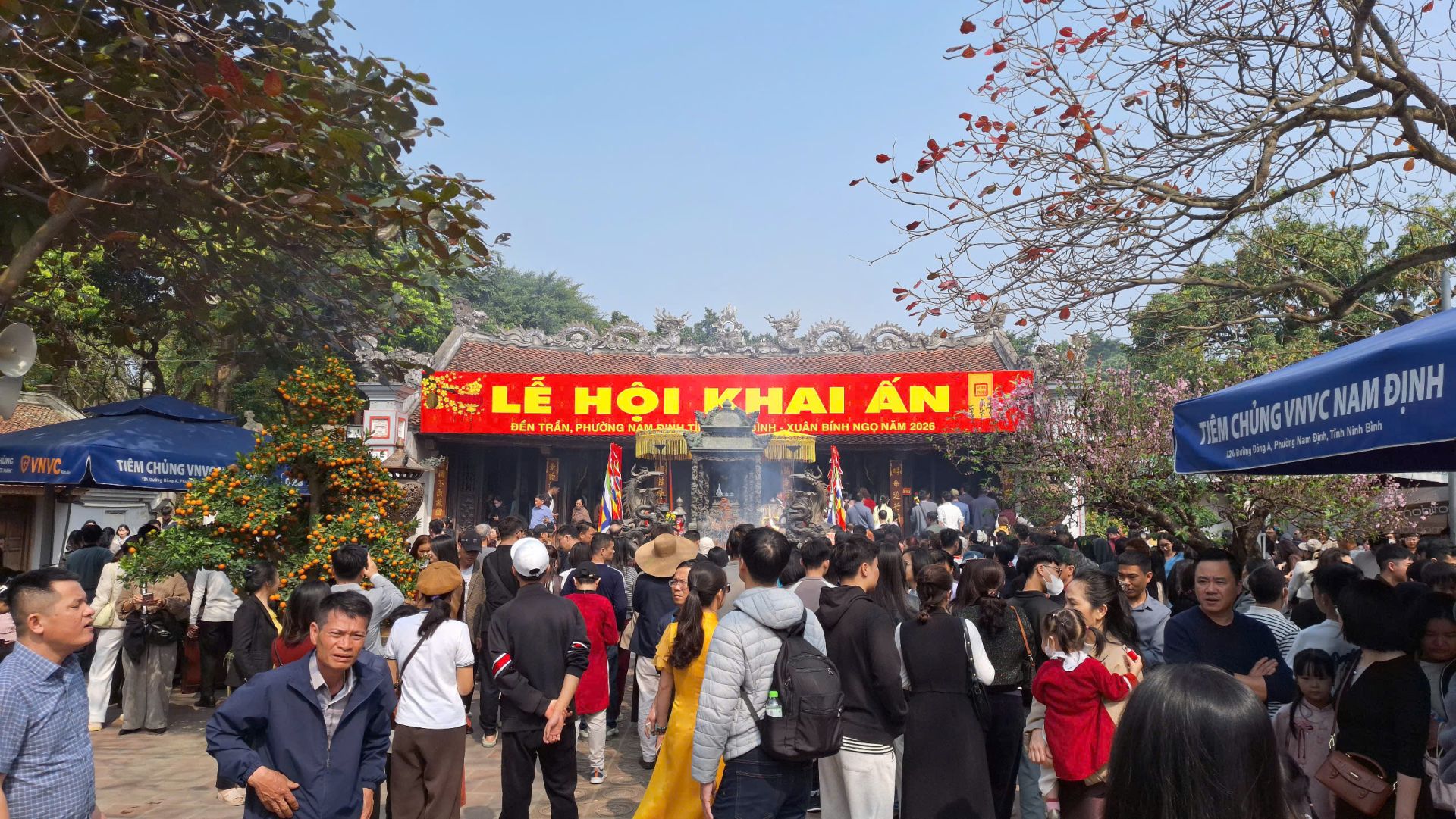 Điều chỉnh giờ phát ấn Đền Trần: Bắt đầu từ 5h sáng ngày Rằm tháng Giêng