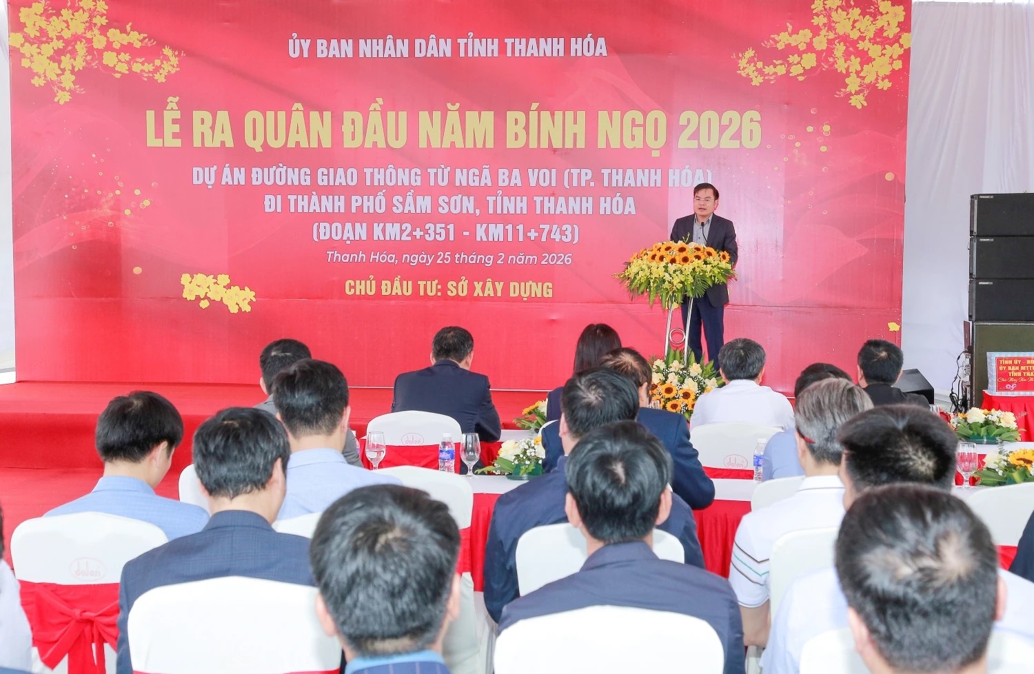Thanh Hóa: Ra quân thực hiện dự án đường giao thông từ ngã ba Voi đi Sầm Sơn