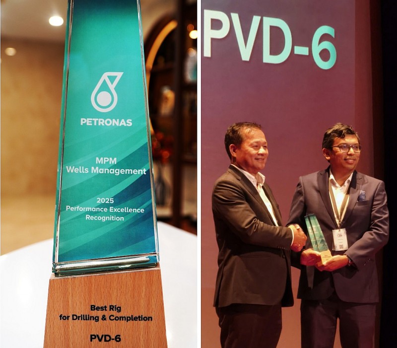 Chủ tịch HĐQT Mai Thế Toàn - đại diện PV Drilling nhận giải thưởng “Best Rig” giàn PV DRILLING VI tại Malaysia Chủ tịch HĐQT Mai Thế Toàn - đại diện PV Drilling nhận giải thưởng “Best Rig” giàn PV DRILLING VI tại Malaysia