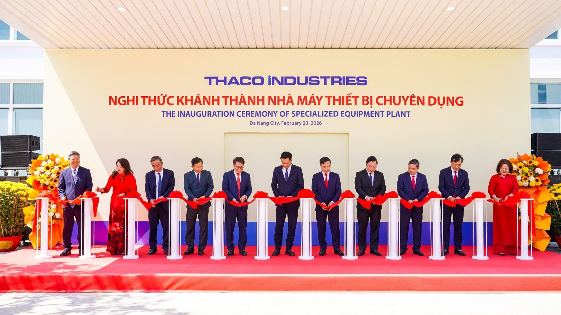 Nghi thức khánh thành Nhà máy Thiết bị chuyên dụng Nghi thức khánh thành Nhà máy Thiết bị chuyên dụng