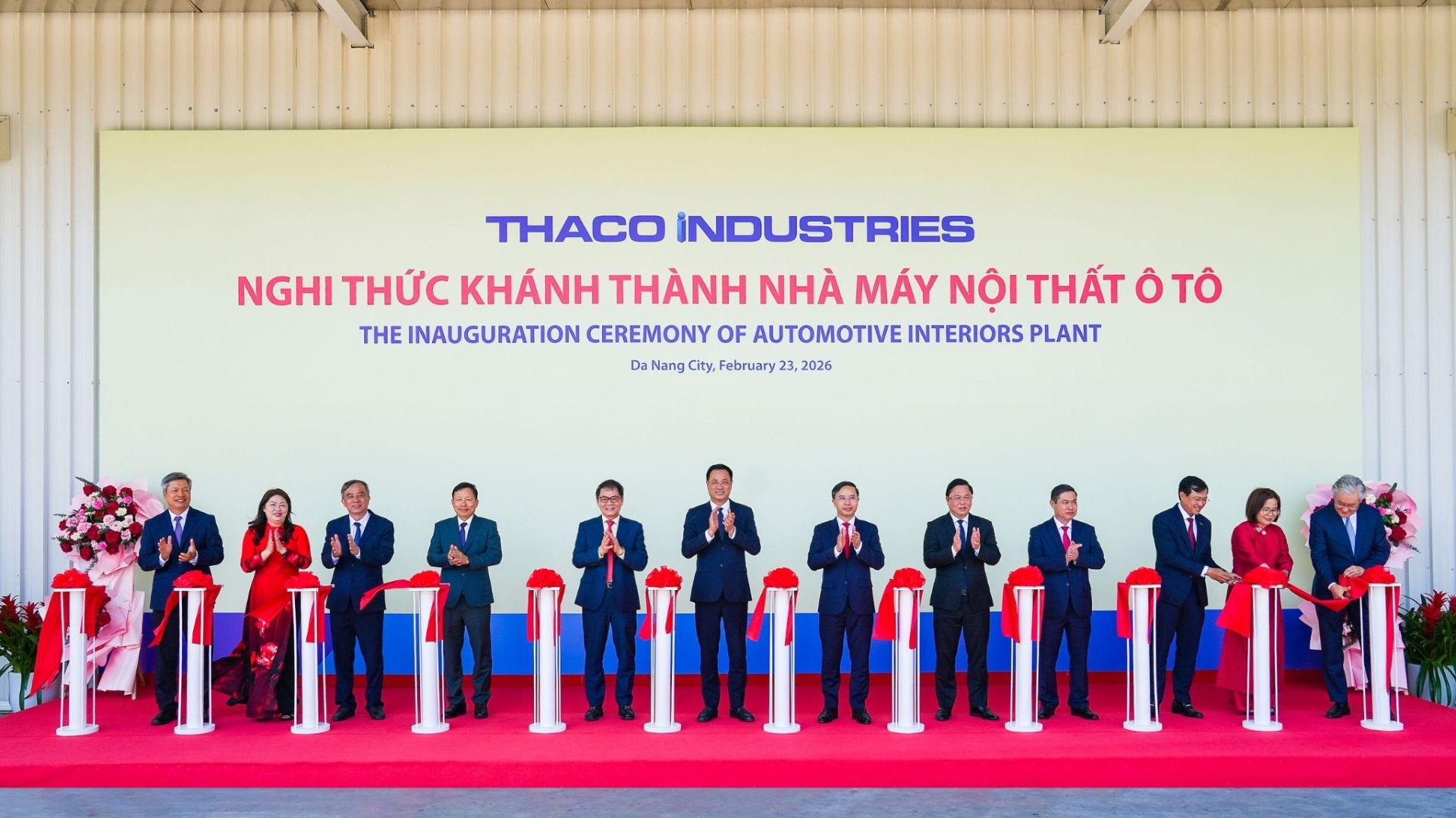 Nghi thức khánh thành Nhà máy Nội thất Ô tô Nghi thức khánh thành Nhà máy Nội thất Ô tô