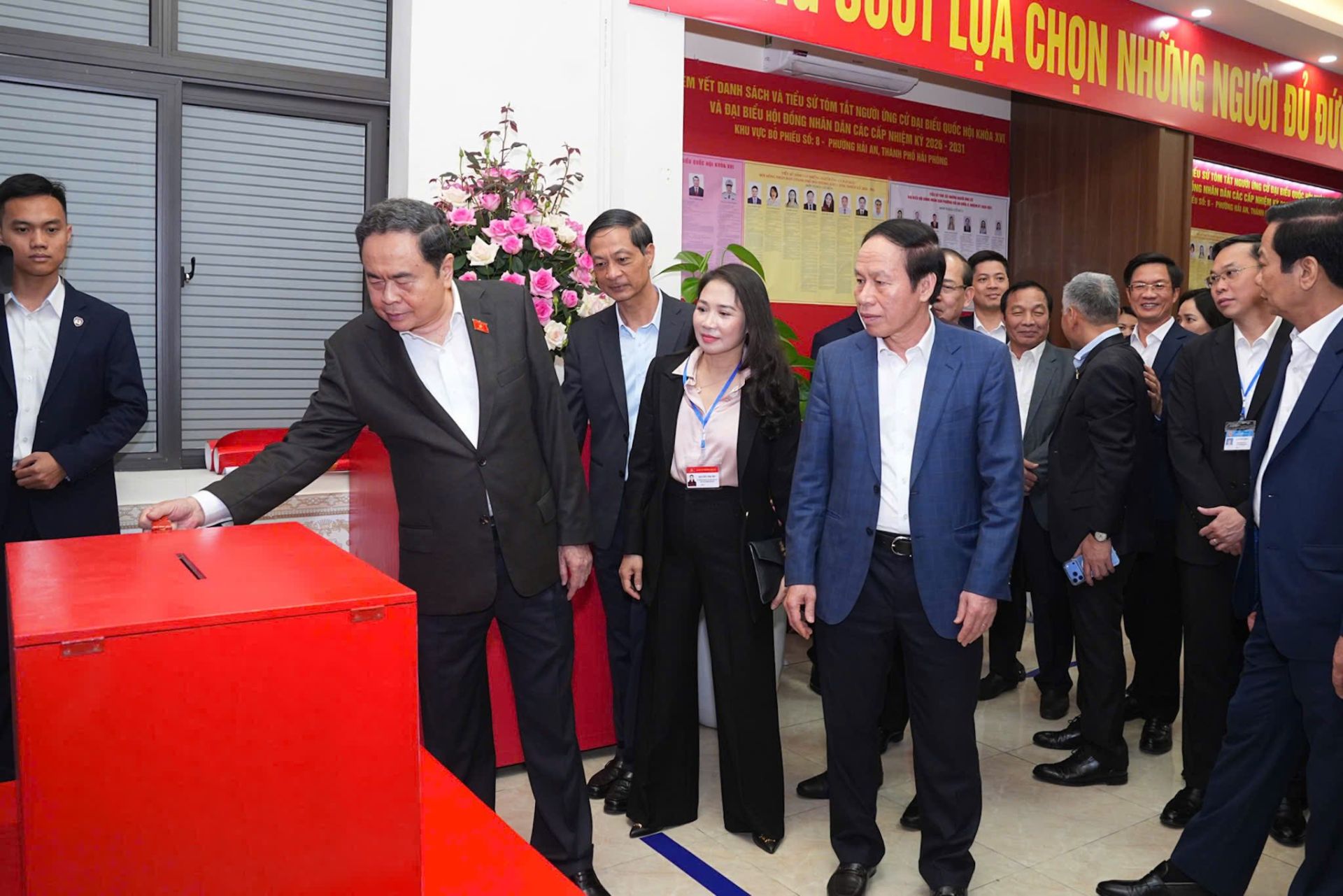 Chủ tịch Quốc hội giám sát, kiểm tra công tác chuẩn bị bầu cử tại thành phố Hải Phòng