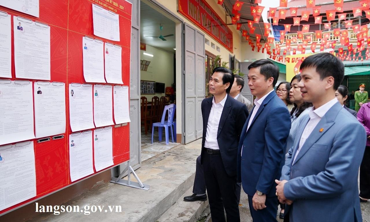 Lạng Sơn công bố danh sách 13 người ứng cử đại biểu Quốc hội khóa XVI