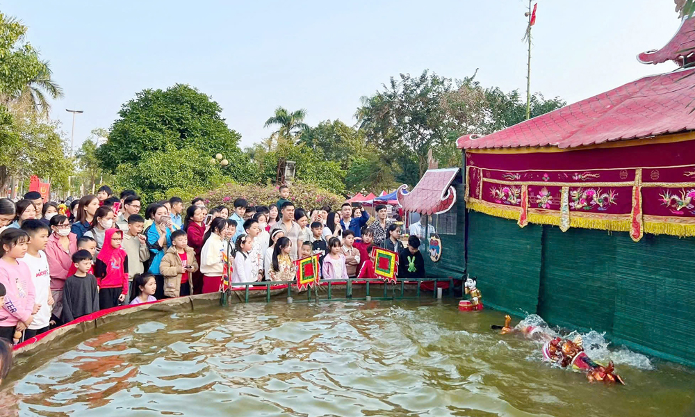 Bắc Ninh: Quảng bá du lịch, trình diễn múa rối nước Đồng Ngư tại lễ hội Xuân