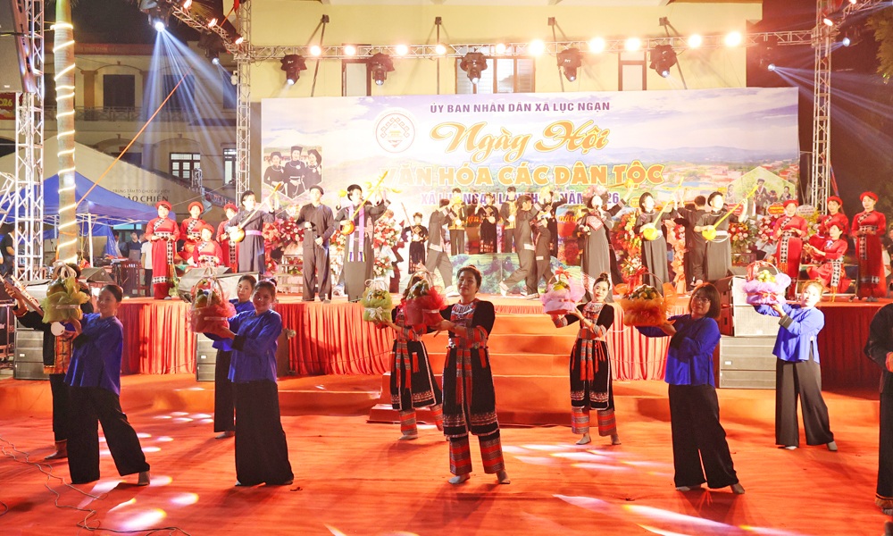 Một tiết mục văn nghệ tại chương tr&igrave;nh nghệ thuật 