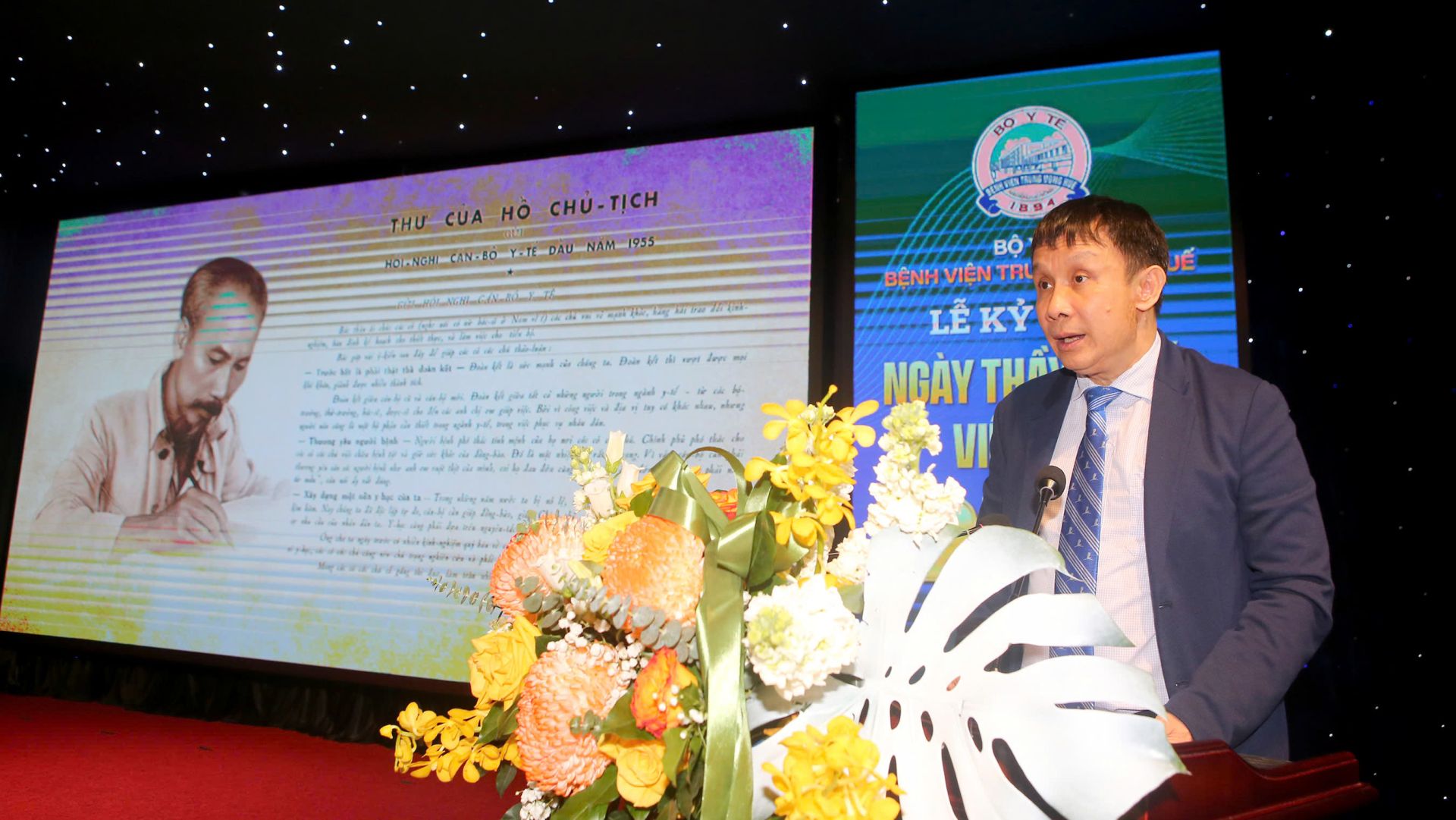 GS.TS Phạm Như Hiệp ph&aacute;t biểu tại buổi lễ