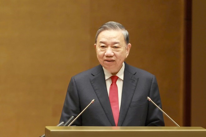 Tổng B&iacute; thư T&ocirc; L&acirc;m. Ảnh: Hải Nguyễn