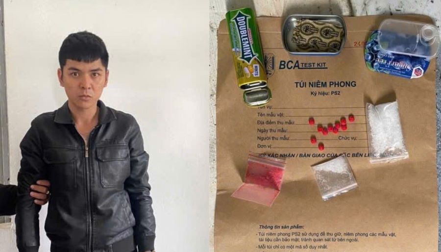 Quảng Trị: Bắt quả tang đối tượng tàng trữ trái phép nhiều loại ma túy