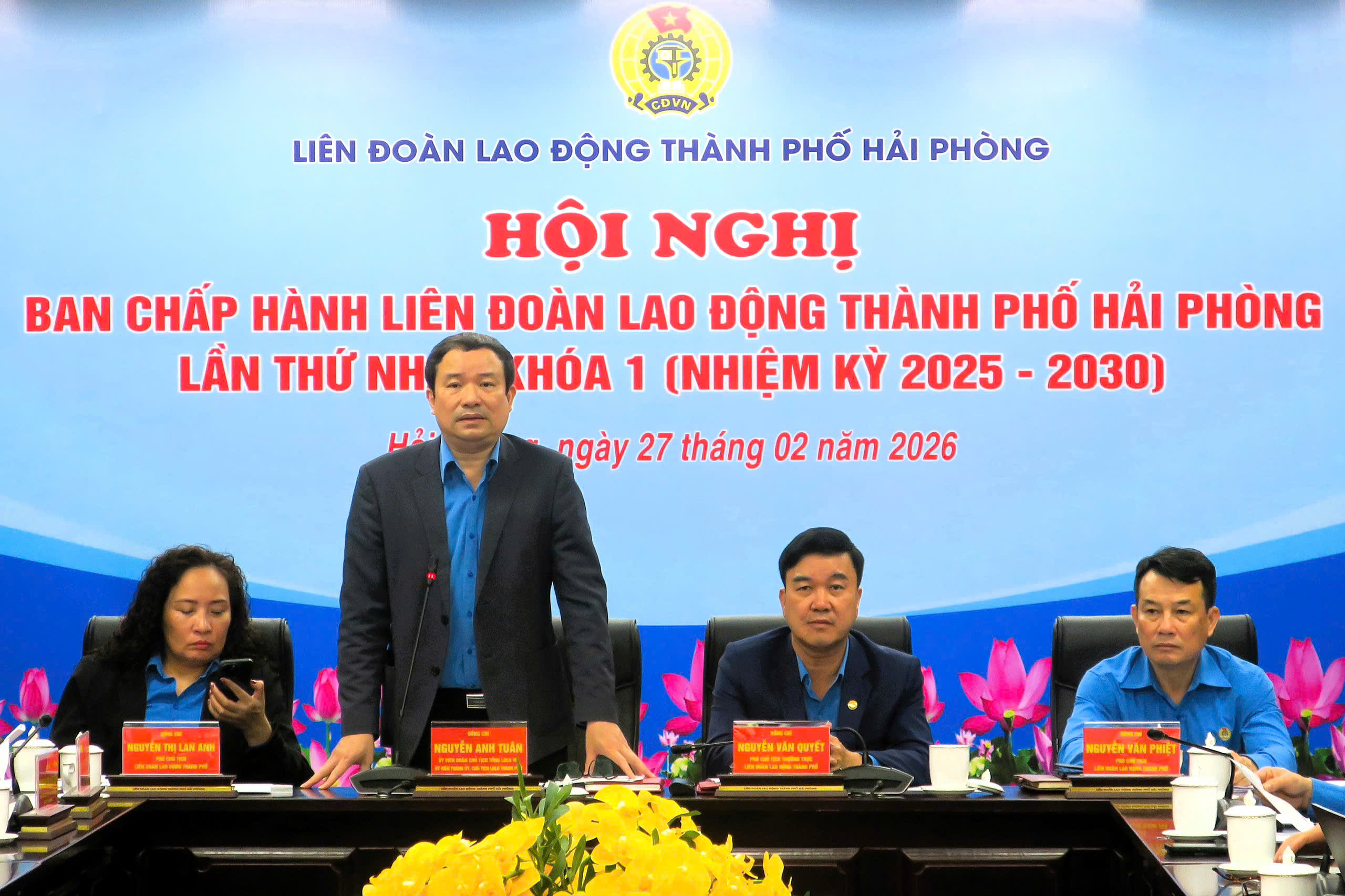 LĐLĐ thành phố Hải Phòng triển khai chương trình hành động thực hiện Nghị quyết Đại hội Công đoàn thành phố lần thứ I, nhiệm kỳ 2025 - 2030