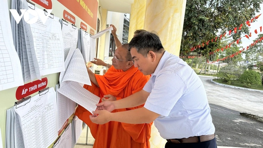 Việc r&agrave; so&aacute;t, lập danh s&aacute;ch v&agrave; ph&aacute;t thẻ cử tri được thực hiện đầy đủ, đ&uacute;ng quy tr&igrave;nh