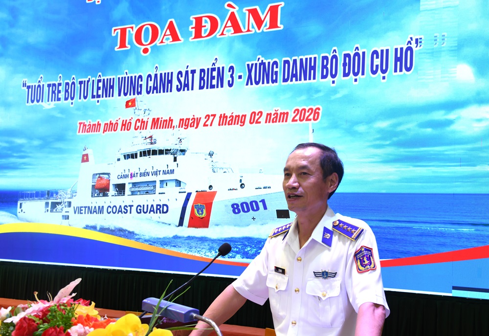 Tuổi trẻ Vùng Cảnh sát biển 3: Vững bản lĩnh, làm chủ công nghệ, bảo vệ chủ quyền biển đảo