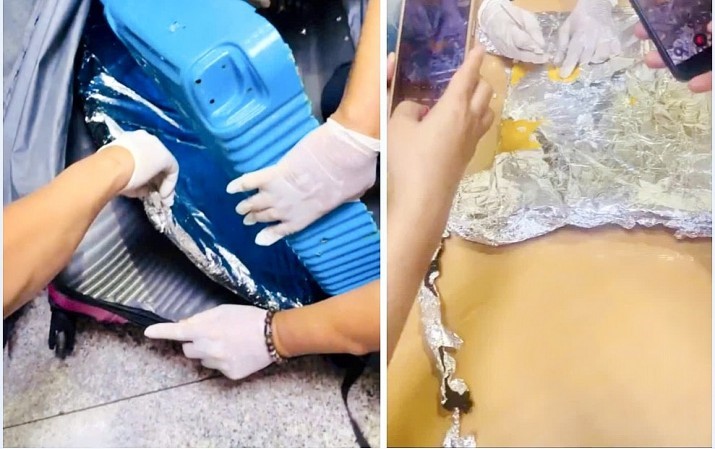 Tang vật 4,5 kg ma t&uacute;y. Ảnh: CHQ