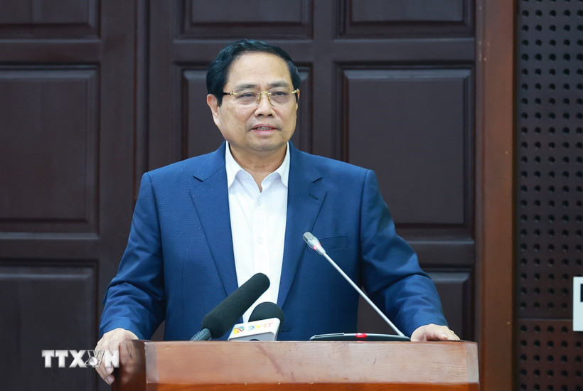 Thủ tướng Phạm Minh Chính làm việc với Ban Thường vụ Thành ủy Đà Nẵng