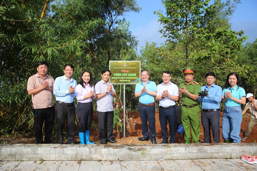 BSR l&agrave; đơn vị tặng vườn c&acirc;y xanh tr&ecirc;n n&uacute;i Thi&ecirc;n Ấn