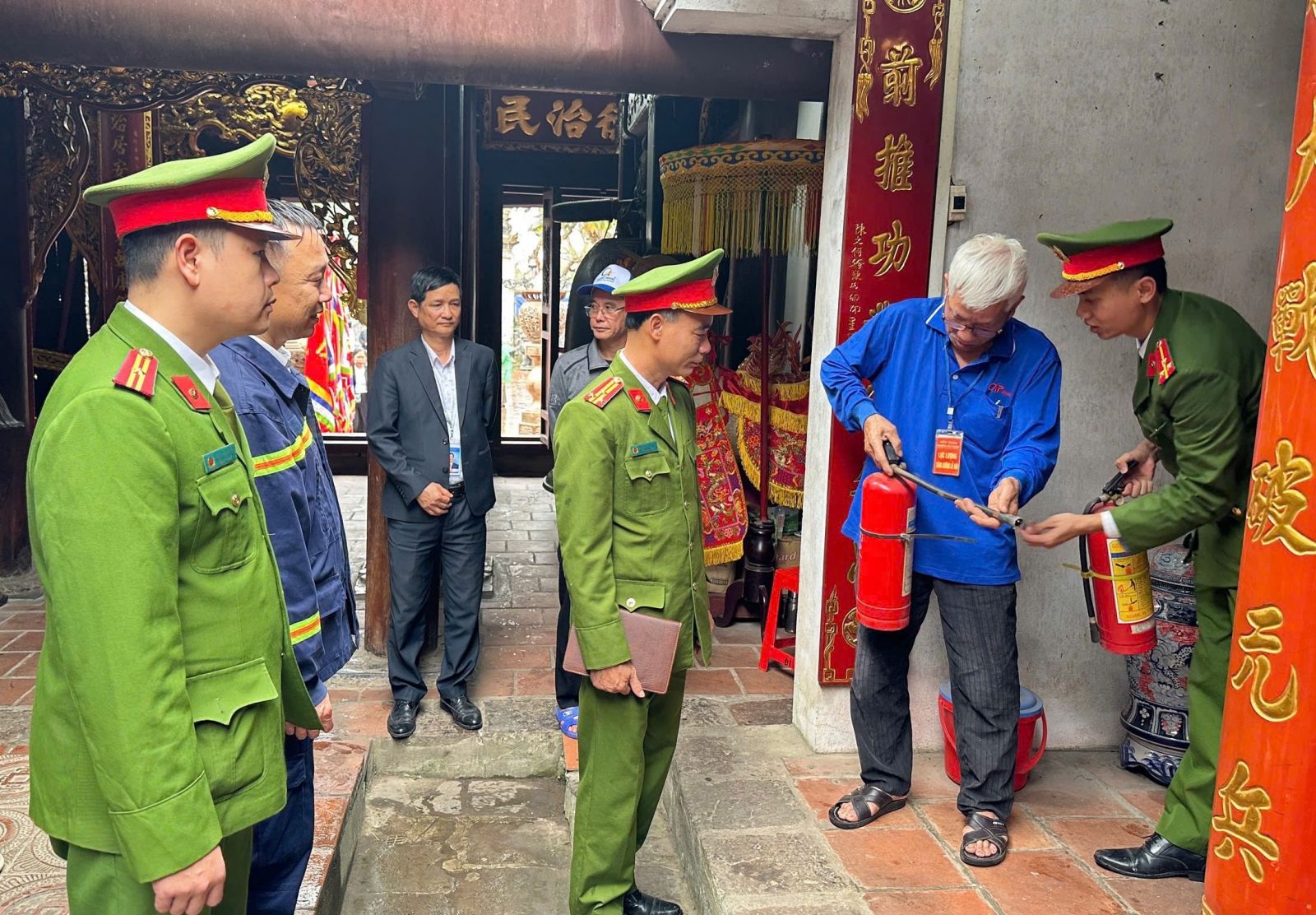 bảo đảm tuyệt đối an to&agrave;n PCCC Lễ khai Ấn Đền Trần Xu&acirc;n B&iacute;nh Ngọ 2026