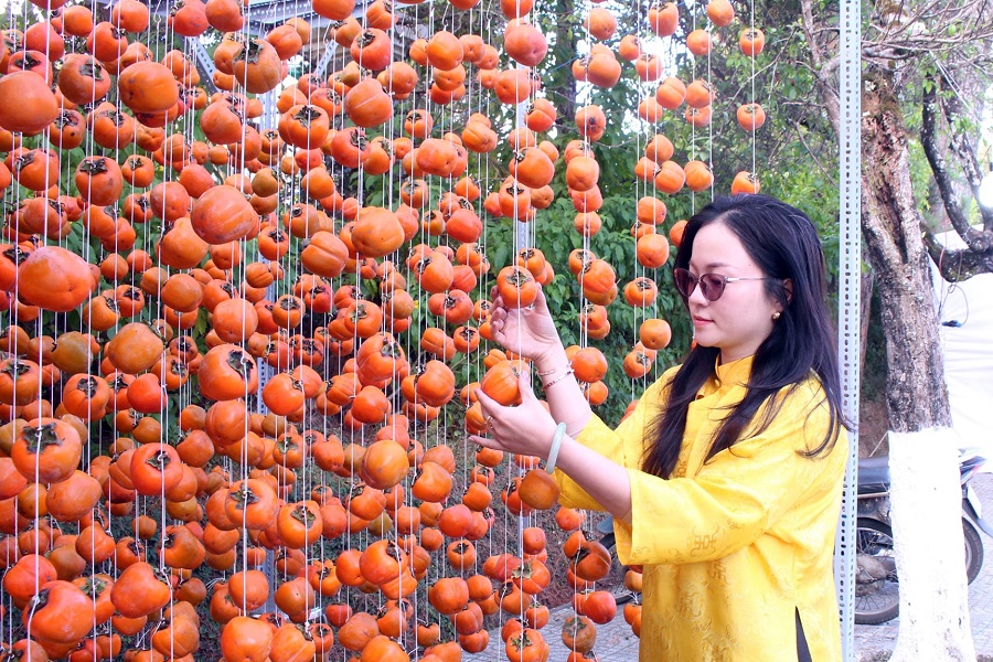 Hồng treo gió - đặc sản của Đà Lạt Hồng treo gió - đặc sản của Đà Lạt