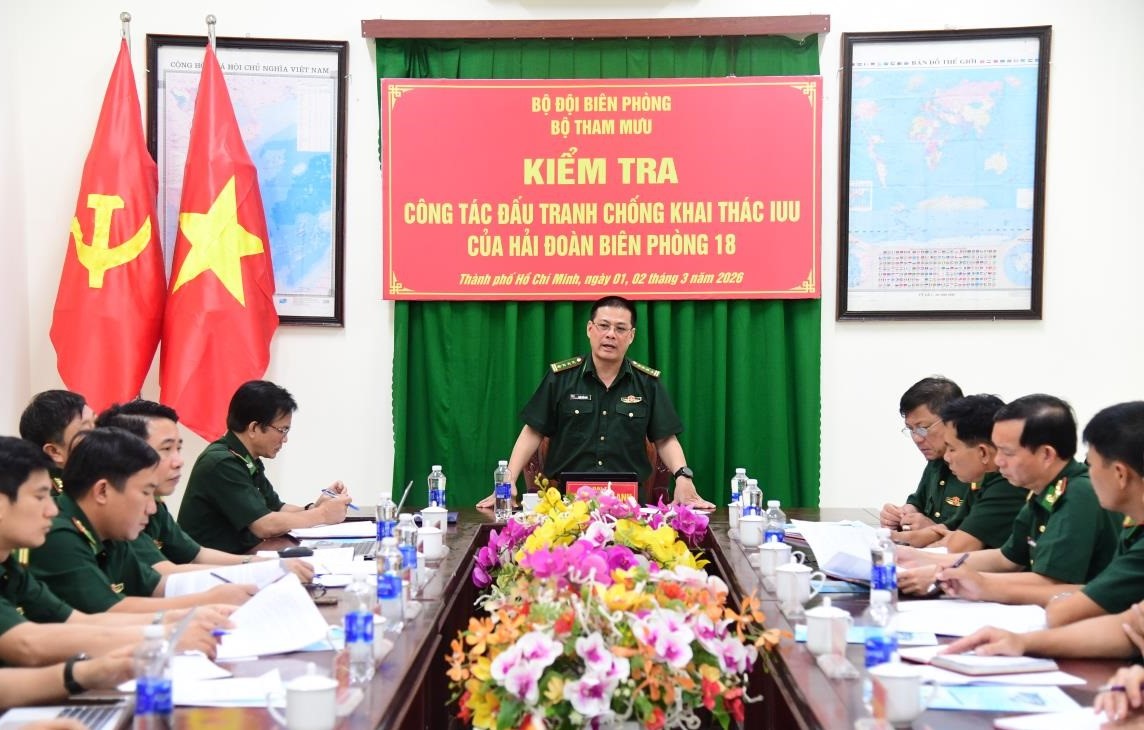 Hải đoàn Biên phòng 18 cần phát huy vai trò quản lý, bảo vệ chủ quyền, an ninh trên biển