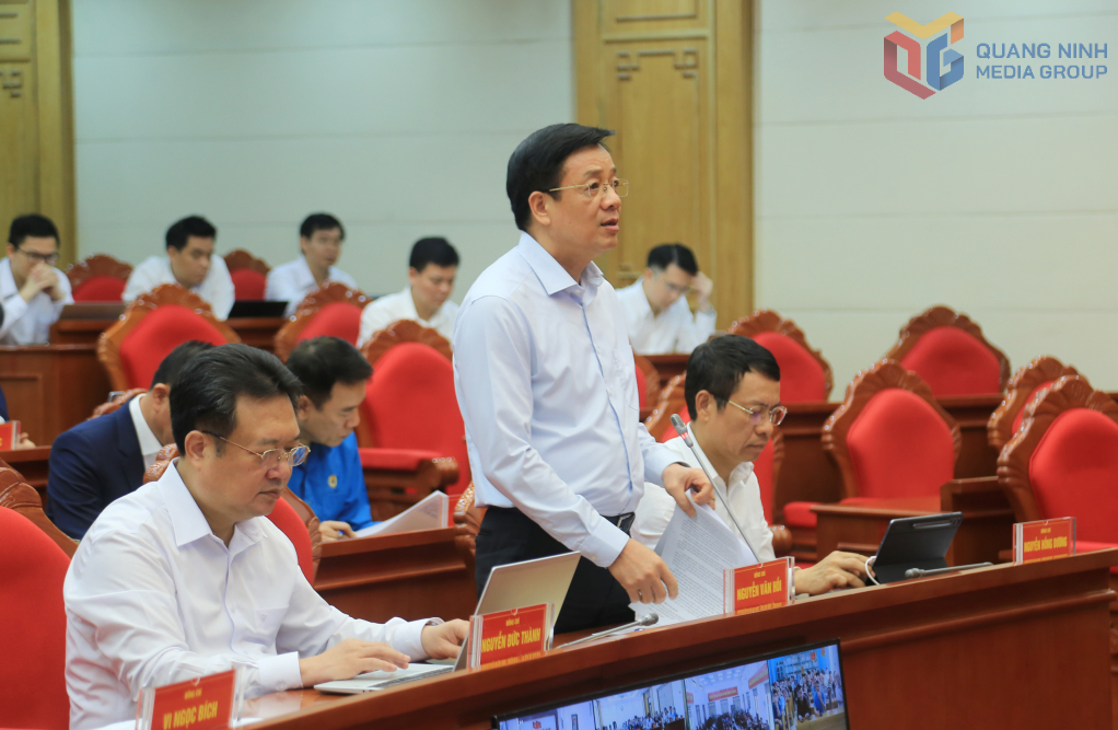 &Ocirc;ng Nguyễn Văn Hồi, Chủ nhiệm Ủy ban Kiểm tra Tỉnh ủy Quảng Ninh, ph&aacute;t biểu tại hội nghị